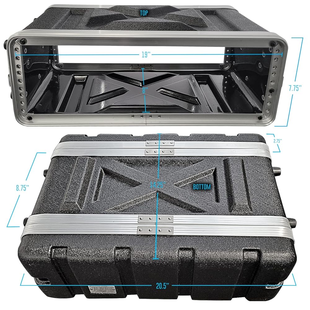 値下げ‼️AT-MX44 MDX4600 3uラックケースのSET Amazon.com: AxcessAbles 3U 8-Inch Depth Shallow Portable